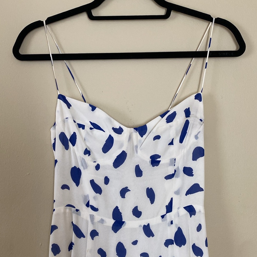 REFORMATION White MIDI Dress